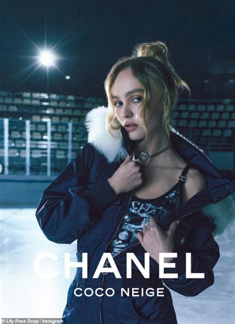 chanel coco niege|Chanel lily rose depp.